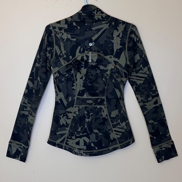 Lululemon Define Full Zip Camo Jacket - Women's Size 4 - Green - Picture 6 of 14